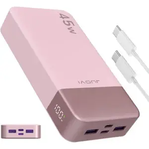 JUOVI 20000mAh 45W Fast Charging Power Bank - Thumbnail Image 7