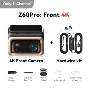 DDPAI Z60 Pro 4K Front & Rear Dash Cam - Thumbnail Image 11