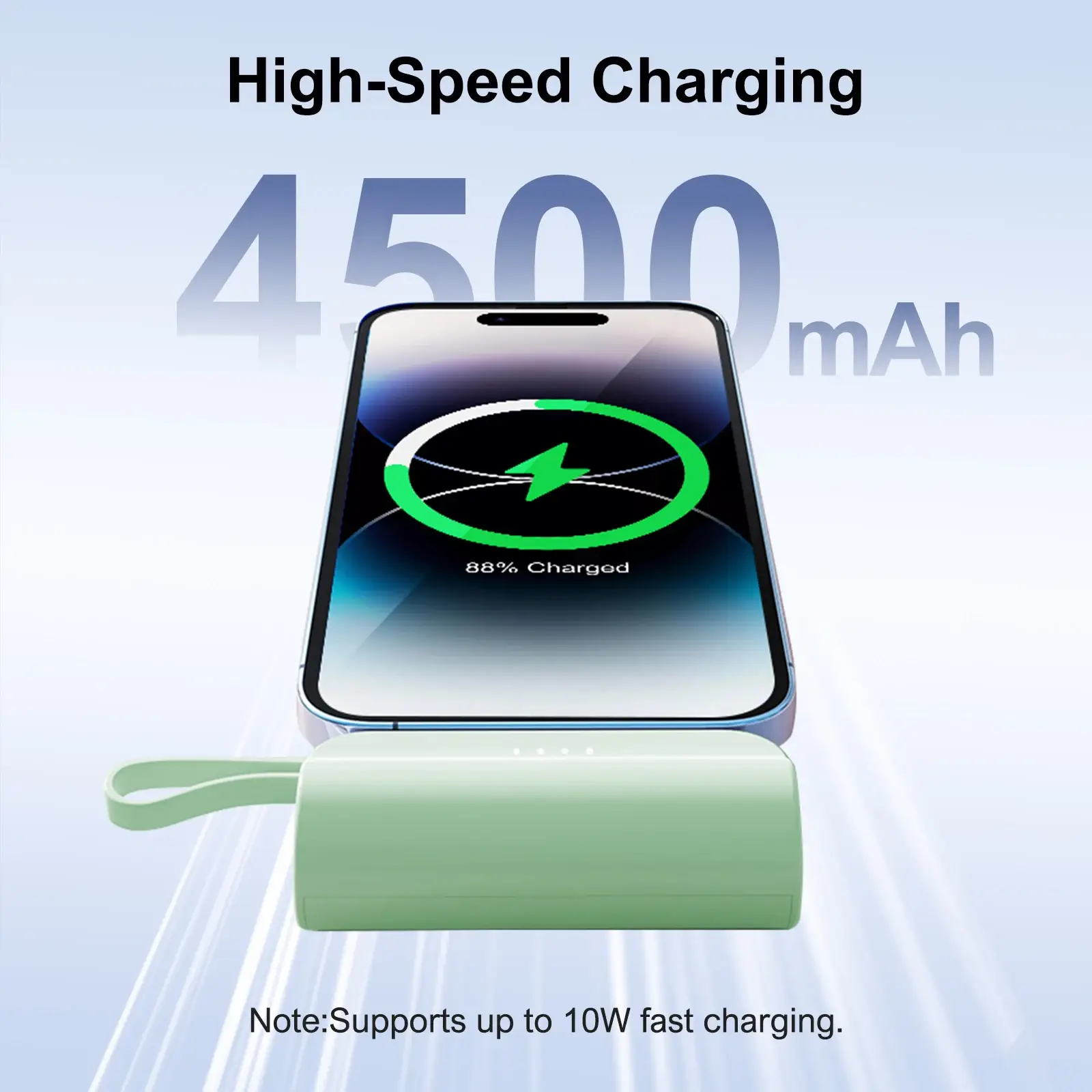 4500mAh Mini Power Bank Dual USB-C Charger - Image 1