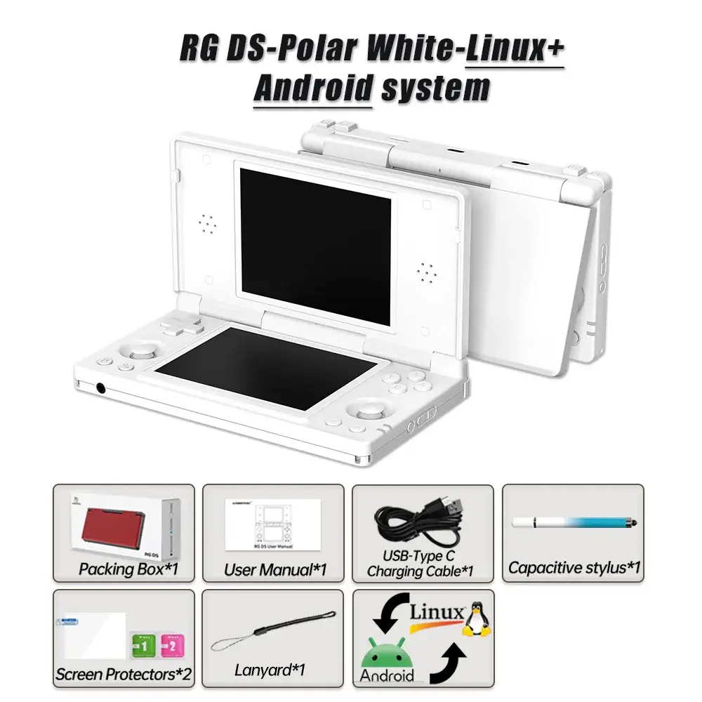ANBERNIC RG DS Dual Screen Gaming Console - Image 11