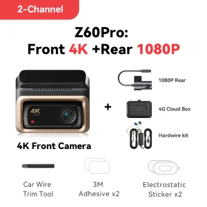 DDPAI Z60 Pro 4K Front & Rear Dash Cam - Thumbnail Image 10