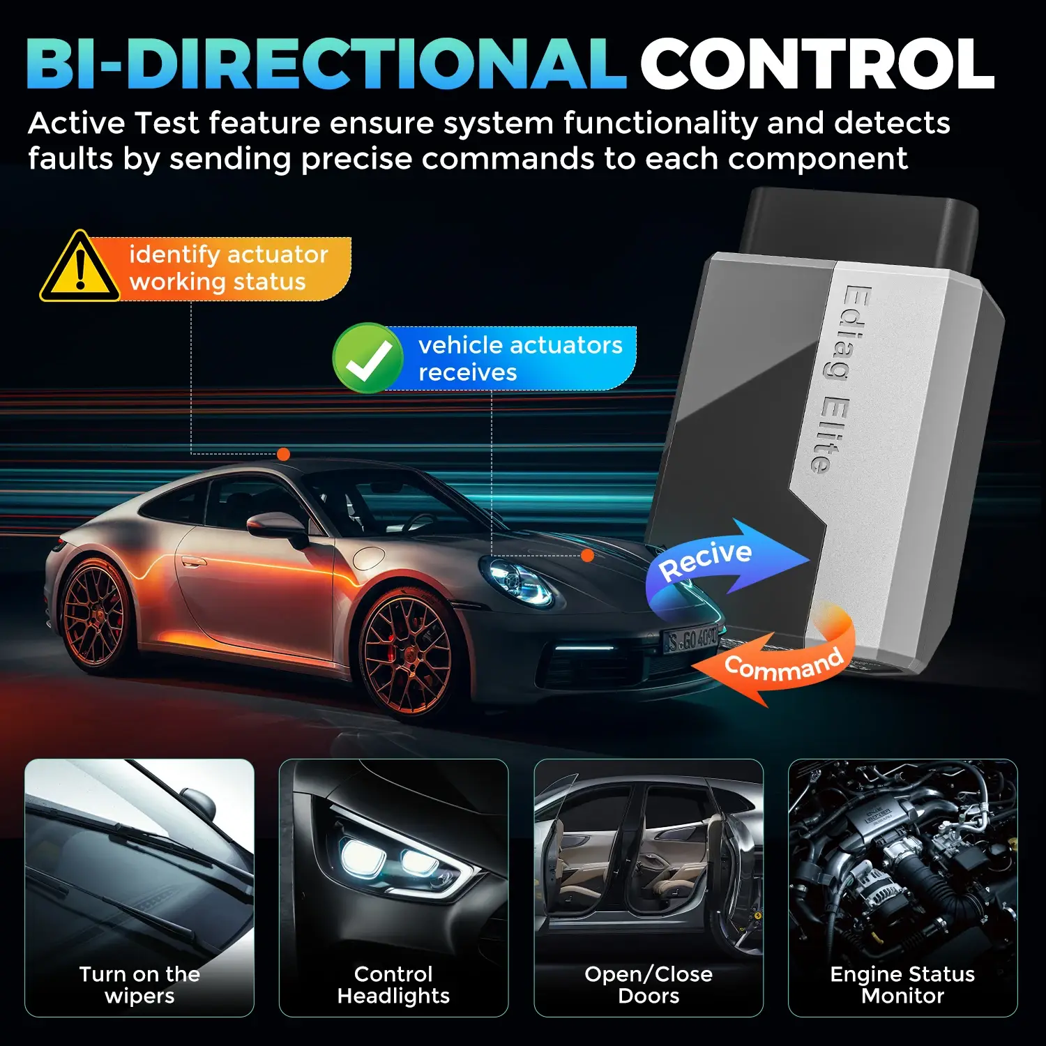 KINGBOLEN Ediag Elite OBD2 Bi-Directional Scanner - Image 4
