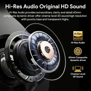 QCY H3 ANC Bluetooth 5.4 Wireless Headphones - Thumbnail Image 4