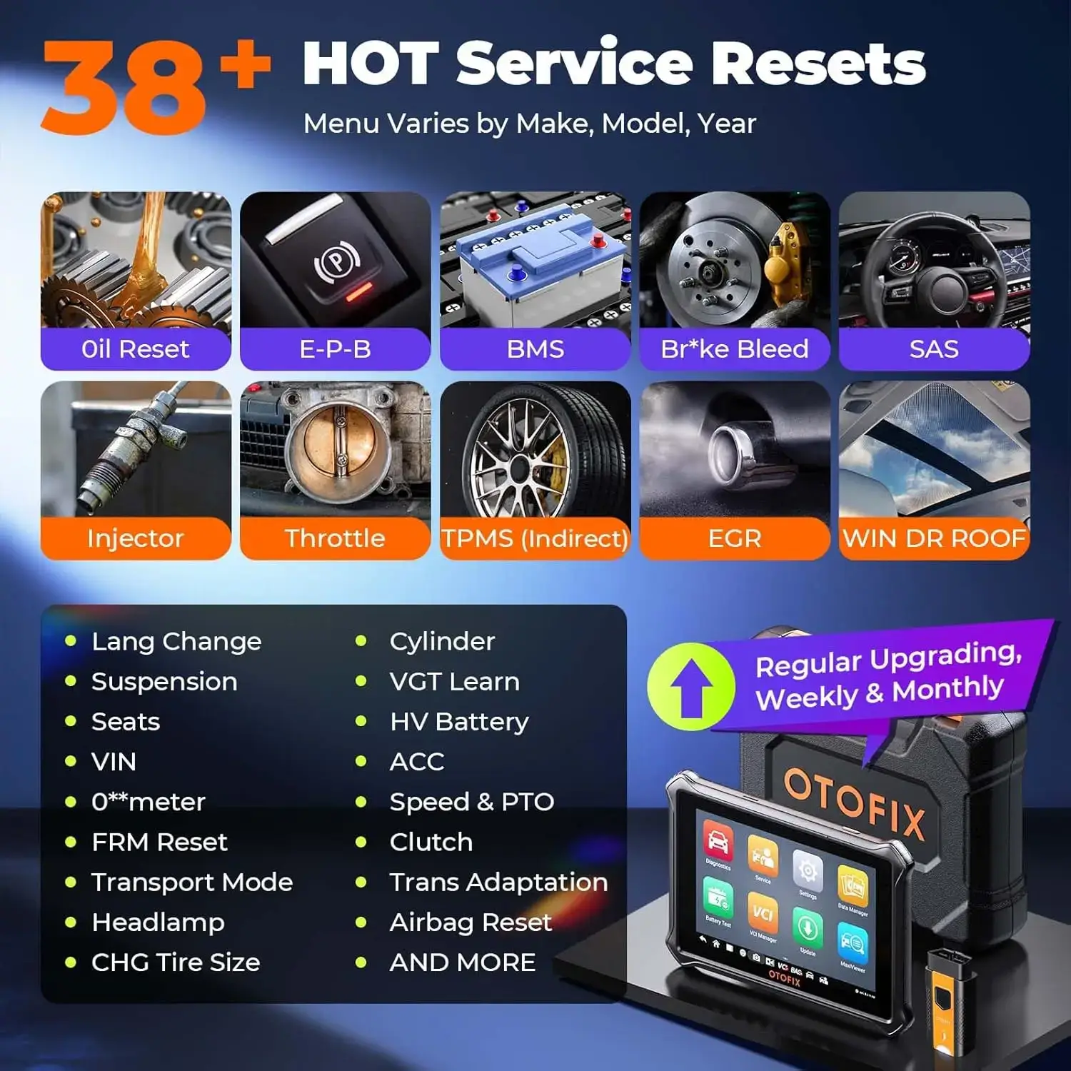 OTOFIX D1 Lite OBD2 Bi-Directional Scanner - Image 4