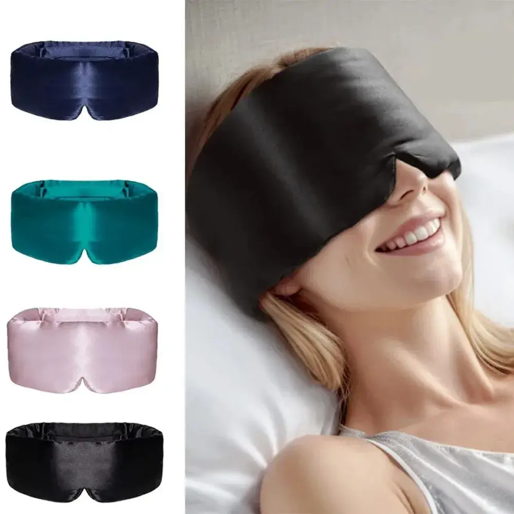 100% Mulberry Silk Sleeping Mask Light Blocking - Image 1