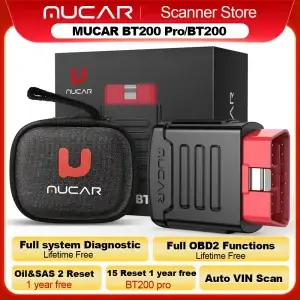 MUCAR BT200 Pro Bluetooth OBD2 Diagnostic Tool - Thumbnail Image 2