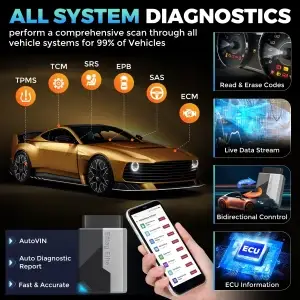 KINGBOLEN Ediag Elite OBD2 Bi-Directional Scanner - Thumbnail Image 1