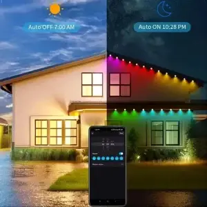 150FT Smart RGBIC Permanent Outdoor Lights - Thumbnail Image 3