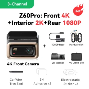 DDPAI Z60 Pro 4K Front & Rear Dash Cam