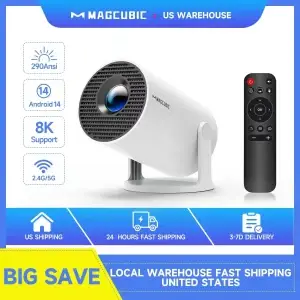Magcubic HY300 Pro Android 14 Smart Projector - Thumbnail Image 2