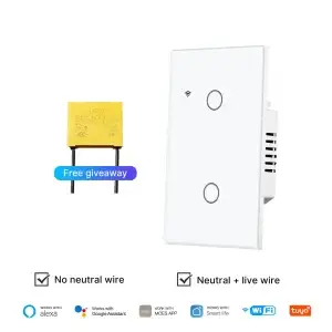 Tuya WiFi Smart Switch No Neutral Wire - Thumbnail Image 7