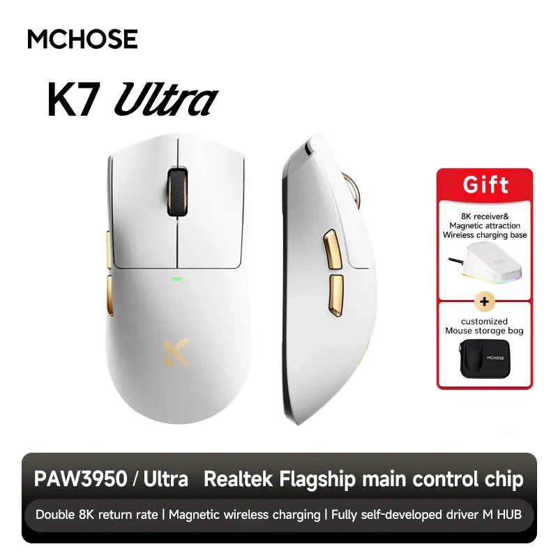 MCHOSE K7 Ultra Wireless Gaming Mouse - Image 11