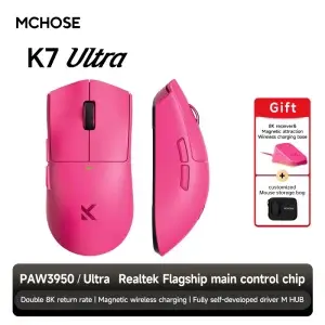 MCHOSE K7 Ultra Wireless Gaming Mouse - Thumbnail Image 8