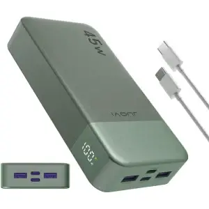JUOVI 20000mAh 45W Fast Charging Power Bank - Thumbnail Image 8