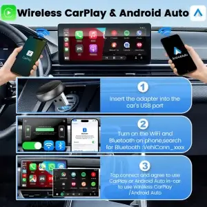 CarlinKit 5.0 Mini Wireless CarPlay Adapter - Thumbnail Image 4