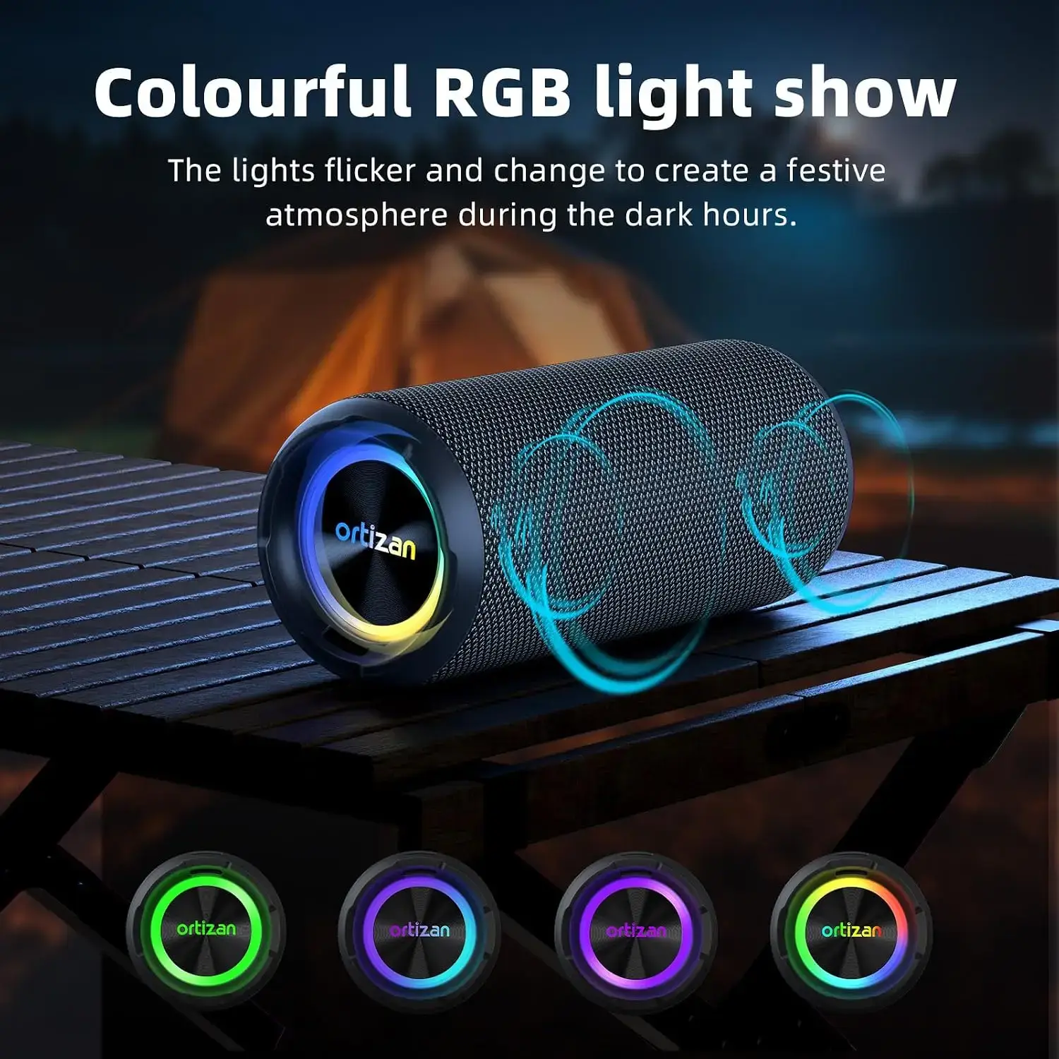 Ortizan 40W TWS Bluetooth Portable Speaker - Image 7