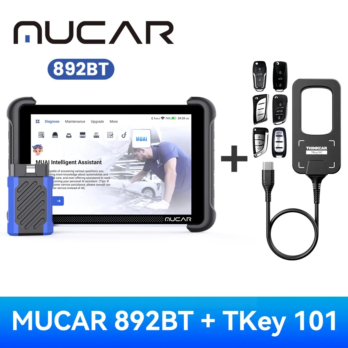 MUCAR 892BT AI OBD2 Bi-Directional Scanner - Image 11