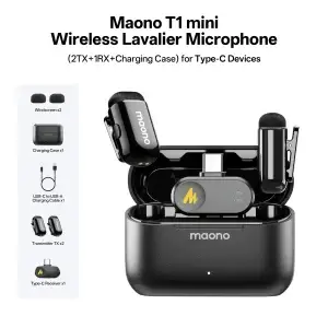 MAONO T1 Mini Wireless Lavalier Microphone - Thumbnail Image 10