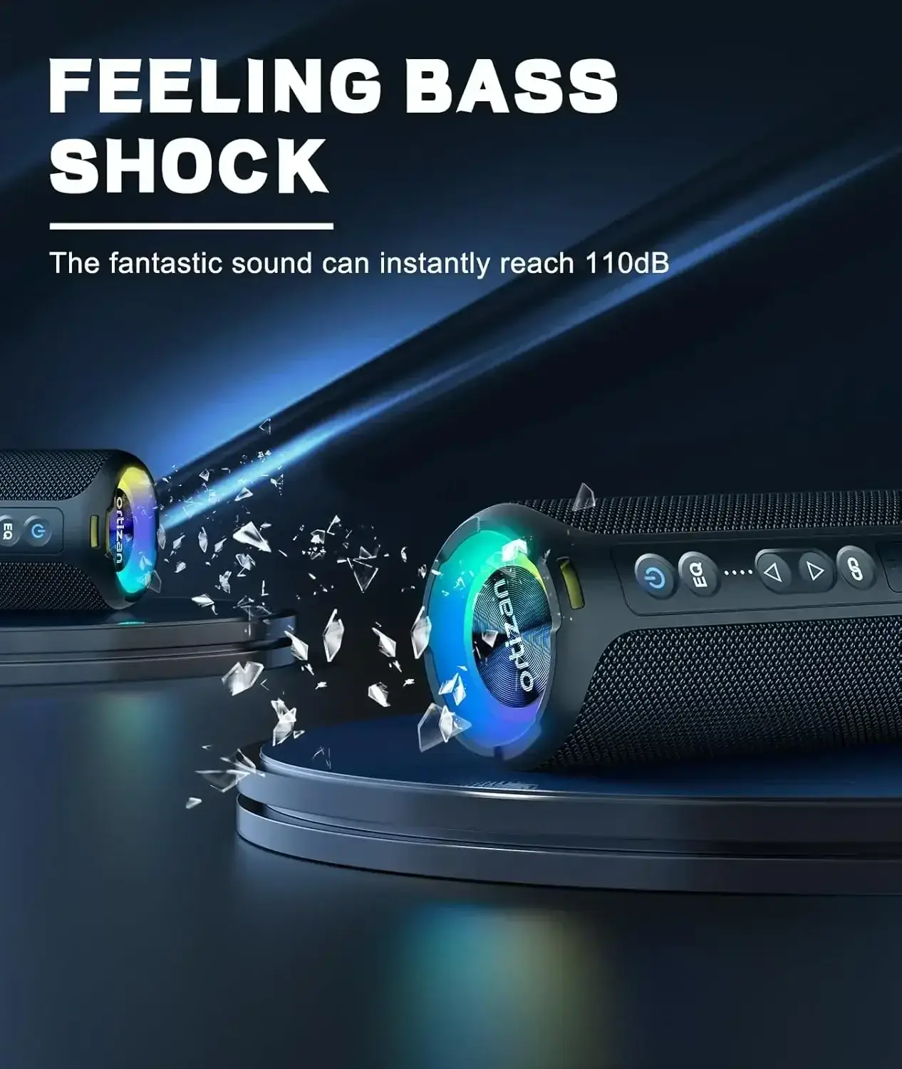 Ortizan 40W TWS Bluetooth Portable Speaker - Image 3