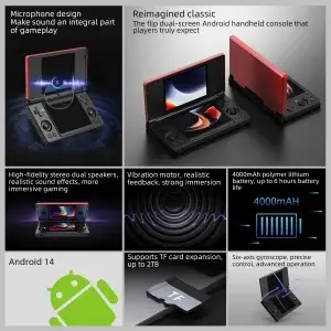 ANBERNIC RG DS Dual Screen Gaming Console - Thumbnail Image 6