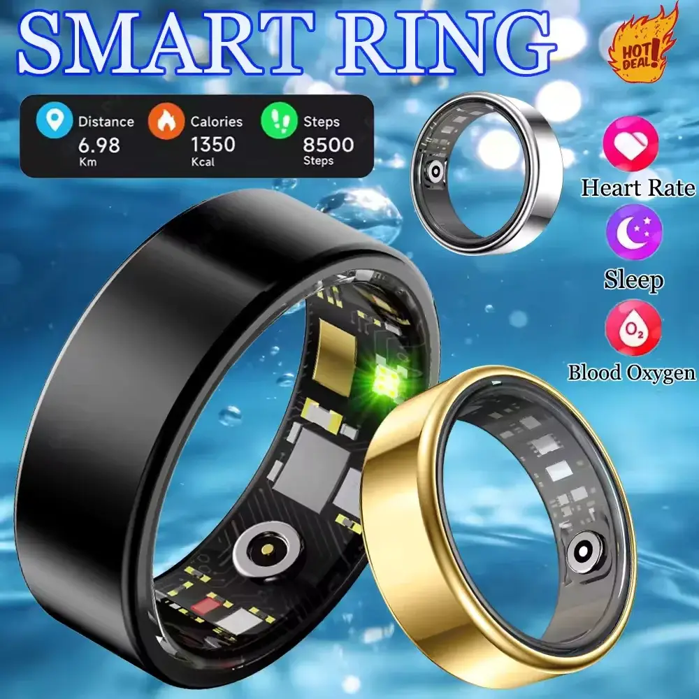 Smart Health Ring with Bluetooth Calling - Image 2