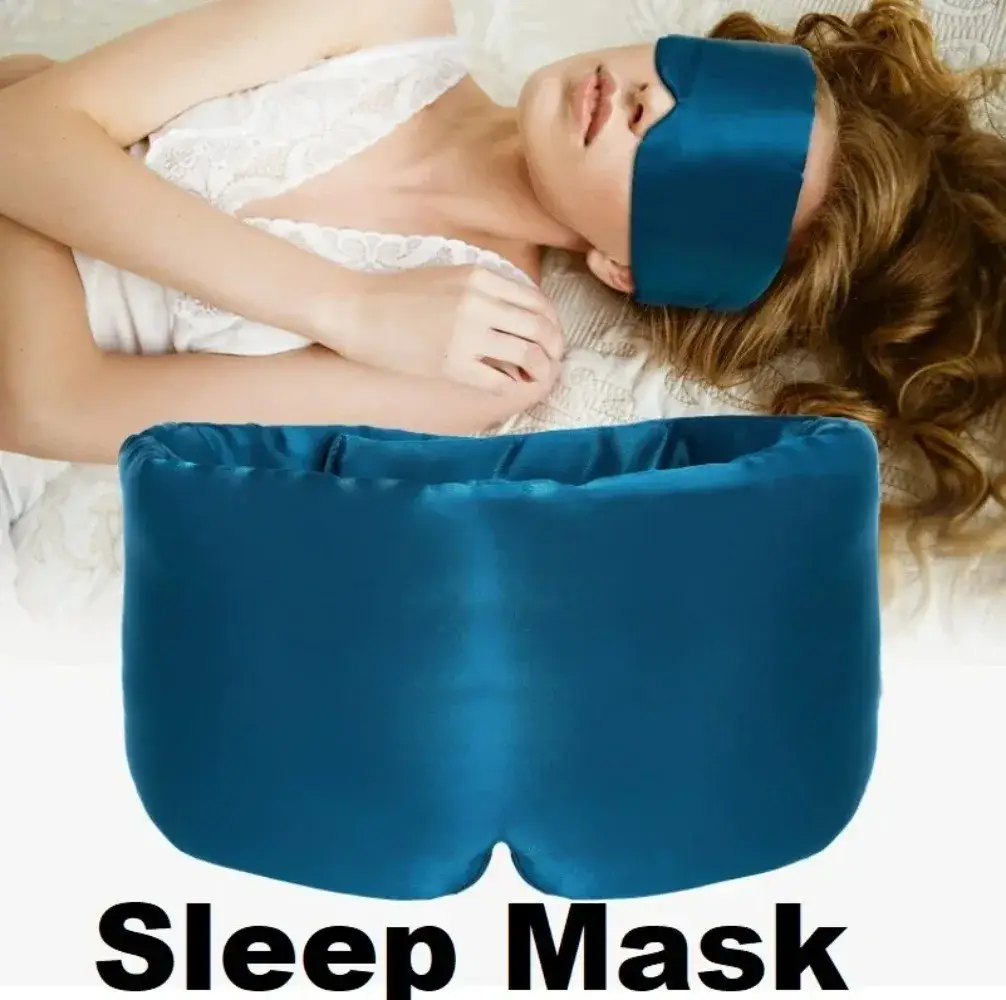 100% Mulberry Silk Sleeping Mask Light Blocking - Image 2
