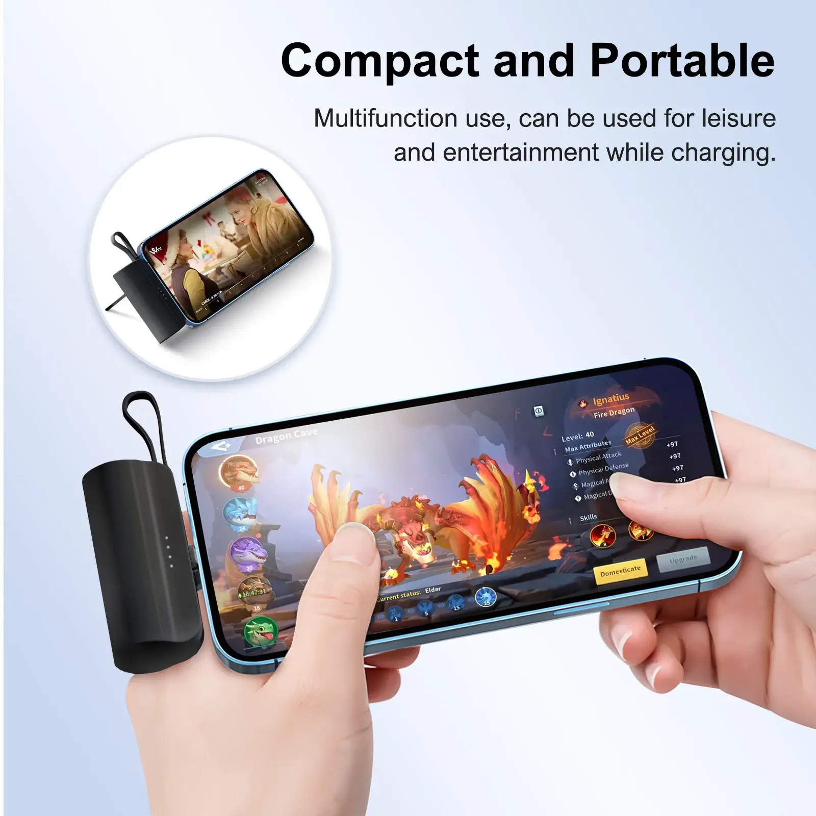 4500mAh Mini Power Bank Dual USB-C Charger - Image 3
