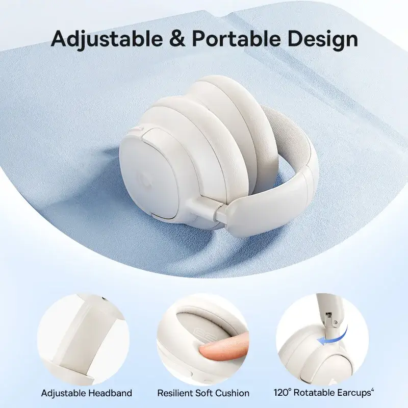 Baseus Bass Bluetooth 6.0 ANC Wireless Headphones - Image 5