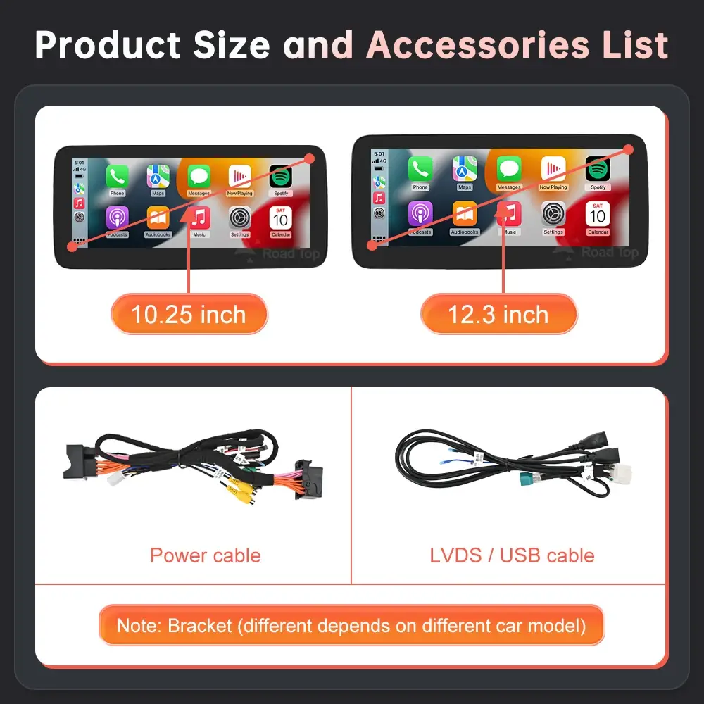 Wireless CarPlay Screen for Mercedes-Benz NTG5.0 - Image 6