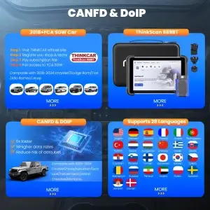 MUCAR 892BT AI OBD2 Bi-Directional Scanner - Thumbnail Image 3
