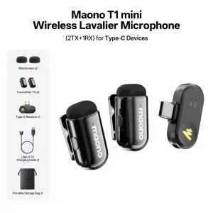 MAONO T1 Mini Wireless Lavalier Microphone - Thumbnail Image 11