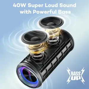 Ortizan 40W Peak Bluetooth Portable Speaker - Thumbnail Image 3