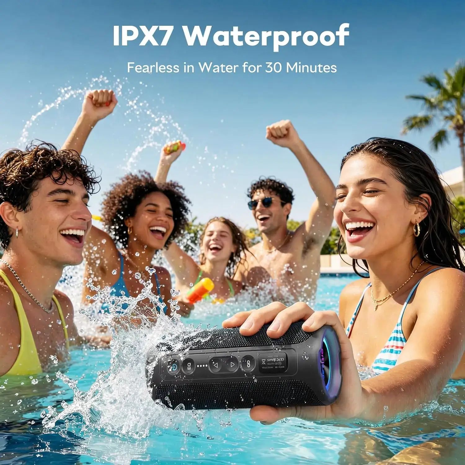 Ortizan 40W Peak Bluetooth Portable Speaker - Image 5