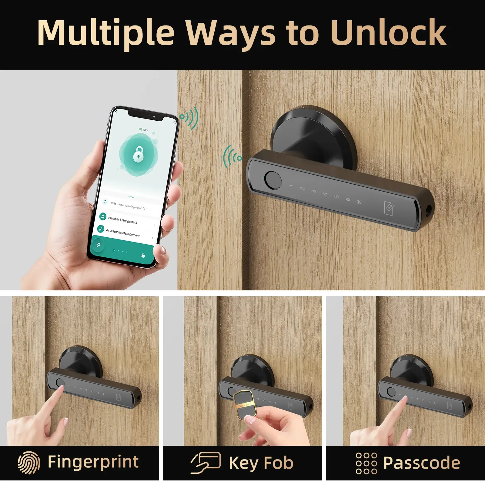 Viladepot Smart Fingerprint Door Lock - Image 3