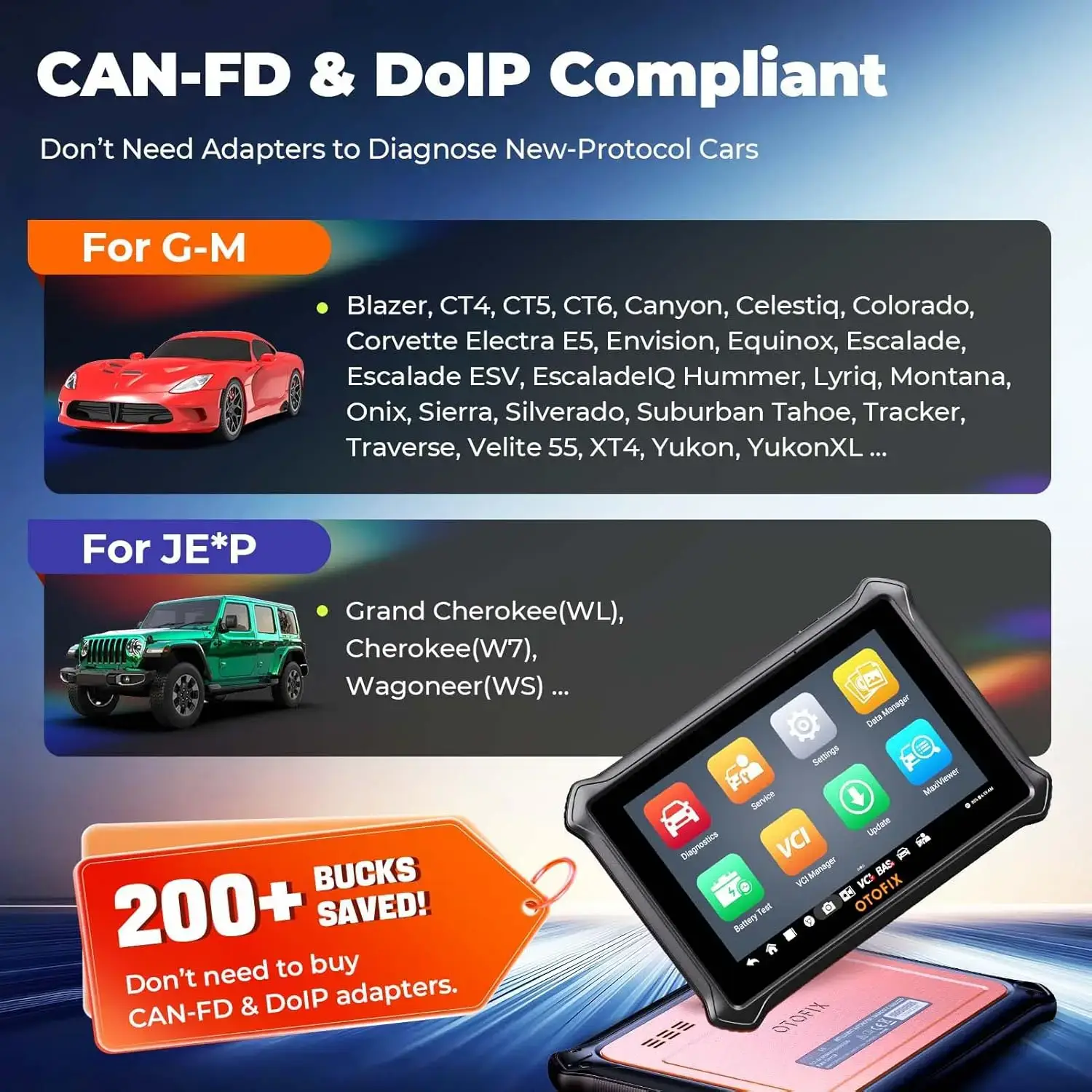 OTOFIX D1 Lite OBD2 Bi-Directional Scanner - Image 5