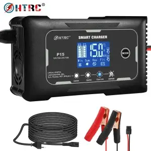 HTRC 12V-24V 35A Smart Car Battery Charger