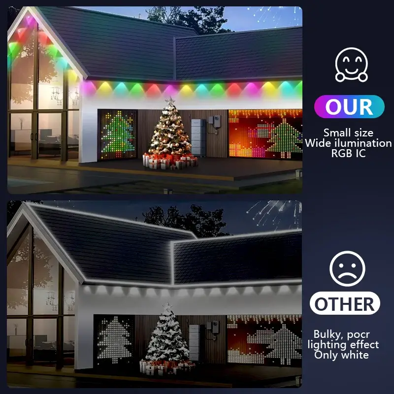 150FT Smart RGBIC Permanent Outdoor Lights - Image 6