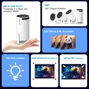 Magcubic HY300 Pro Android 14 Smart Projector