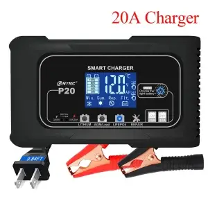 HTRC 12V-24V 35A Smart Car Battery Charger - Thumbnail Image 10