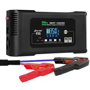 HTRC 12V-24V 35A Smart Car Battery Charger - Thumbnail Image 7